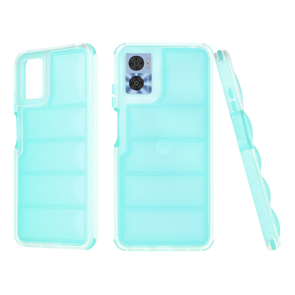 Techsuit - Wave Shield - Motorola Moto E22 / Moto E22i - Turquoise