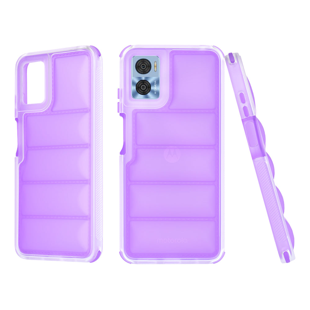 Techsuit - Wave Shield - Motorola Moto E22 / Moto E22i - Violet