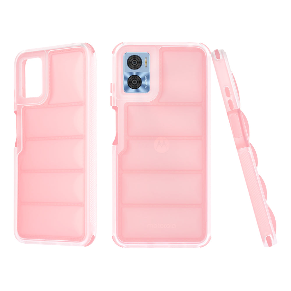 Techsuit - Wave Shield - Motorola Moto E22 / Moto E22i - Pink
