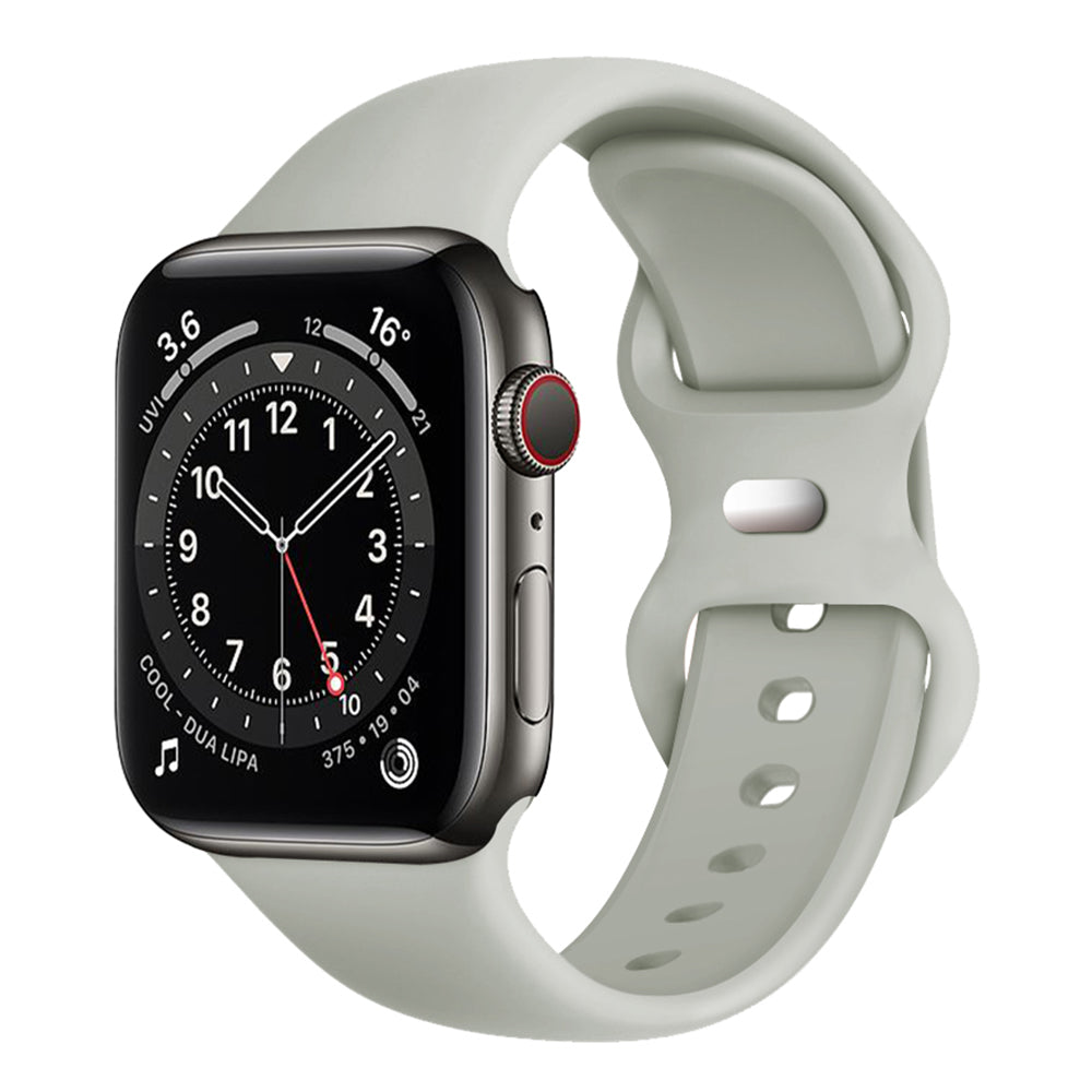 Techsuit - Watchband (W031) - Apple Watch 1/2/3/4/5/6/7/8/9/10/11/SE/SE 2/SE 3 (38/40/41/42mm) - Gray