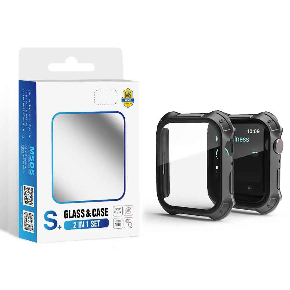 Lito - Watch Armor 360 Case + Screen Protector - Apple Watch 1 / 2 / 3 (42mm) - Blue