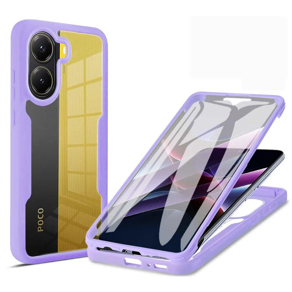 Techsuit - ColorVerse 360 Series + Screen Protector - Xiaomi Poco X7 Pro - Purple