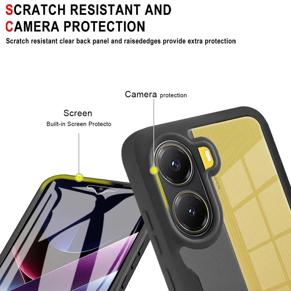 Techsuit - ColorVerse 360 Series + Screen Protector - Xiaomi Poco X7 Pro - Purple