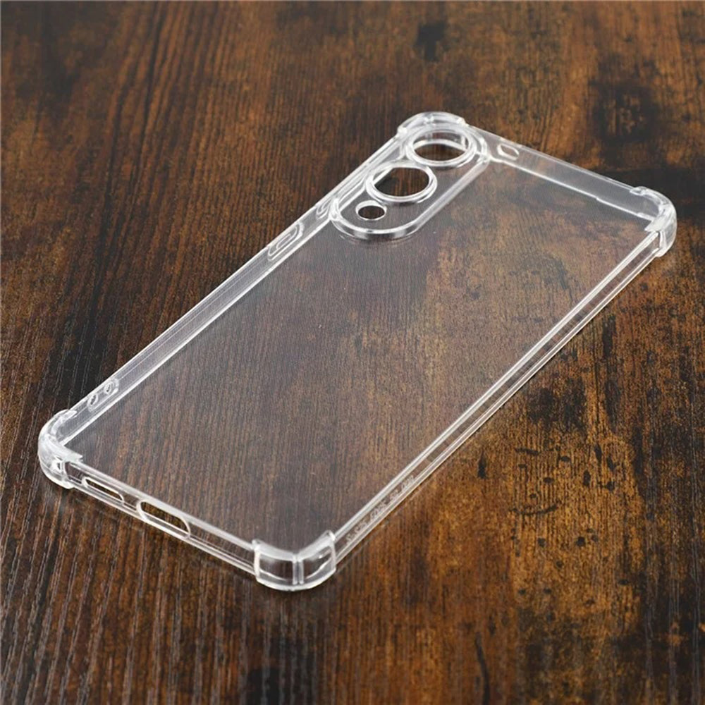 Techsuit - Shockproof Clear Silicone - Galaxy S25 Edge - Clear