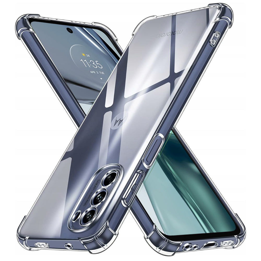 Techsuit - Shockproof Clear Silicone - Motorola Moto G62 5G - Clear