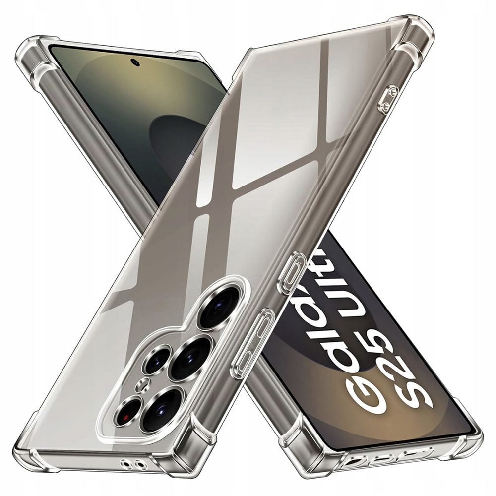 Techsuit - Shockproof Clear Silicone - Galaxy S25 Ultra - Clear