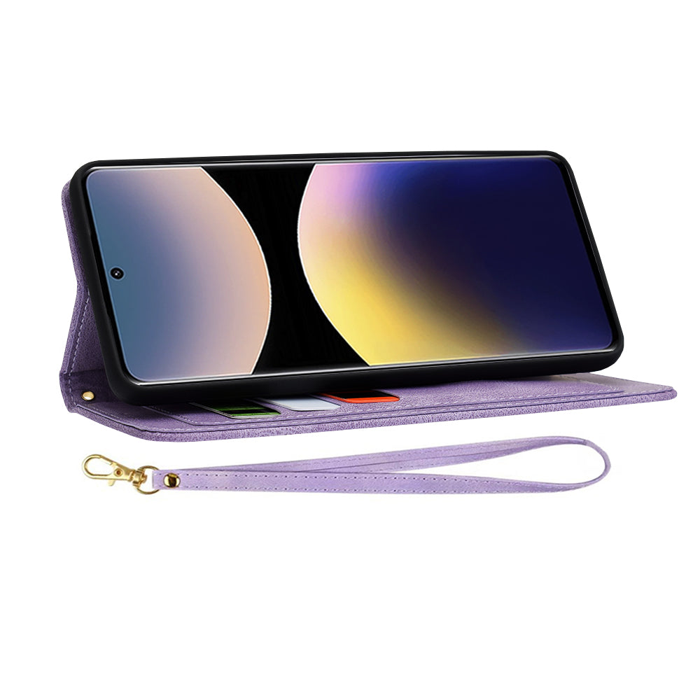 Techsuit - FlipCraft - Xiaomi Redmi Note 14 Pro 4G - Mysterious Purple