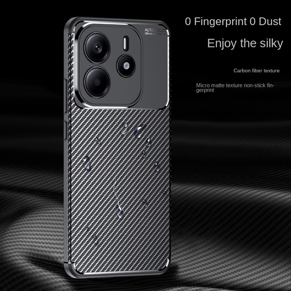 Techsuit - CarbonFiber - Xiaomi Redmi Note 14 5G - Black