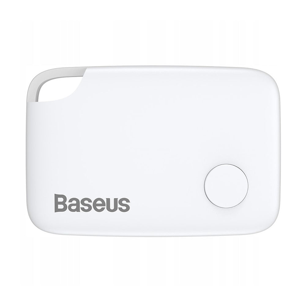 Baseus - Object Finder T2 (ZLFDQT2-02) - Anti-lost Device with Lanyard, Alerts, 75mAh, 90dB, Android / iOS, 37x25x6mm - White