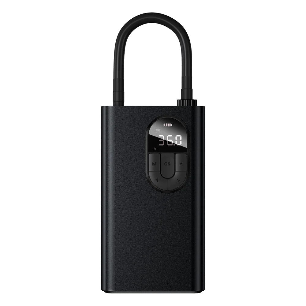 Baseus - Car Compressor (C11140500113-B1) - Portable Digital Air Pump, 2000mAh, 12V, 150psi, Fast Inflation - Black