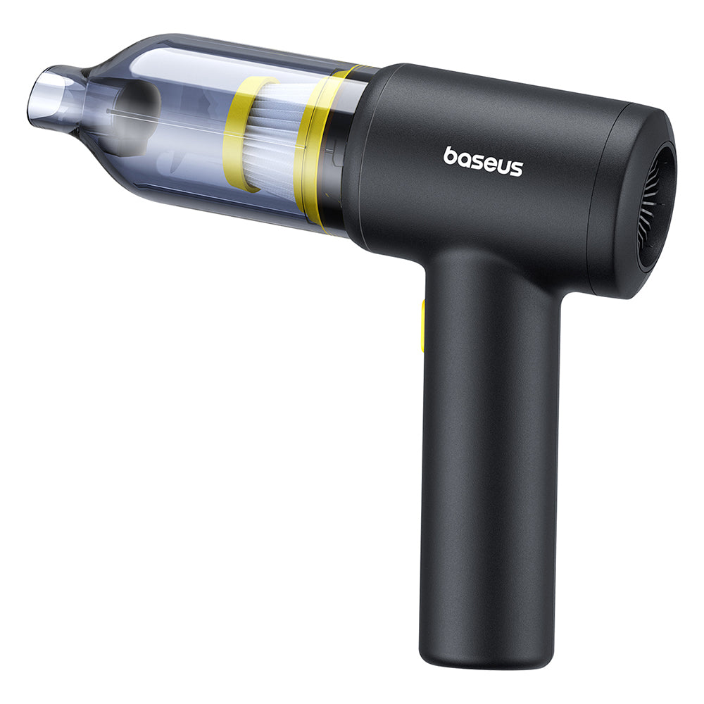 Baseus - Cordless Car Vacuum Cleaner AT (C30476600121-00) - 5000Pa, 45W, 4000mAh, LED, T-shaped, 54000RPM, <75dB - Black