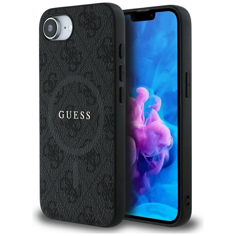 Guess - 4G Ring Classic Logo MagSafe (GUHMPSE4G4GFRK) - iPhone 16e - Black