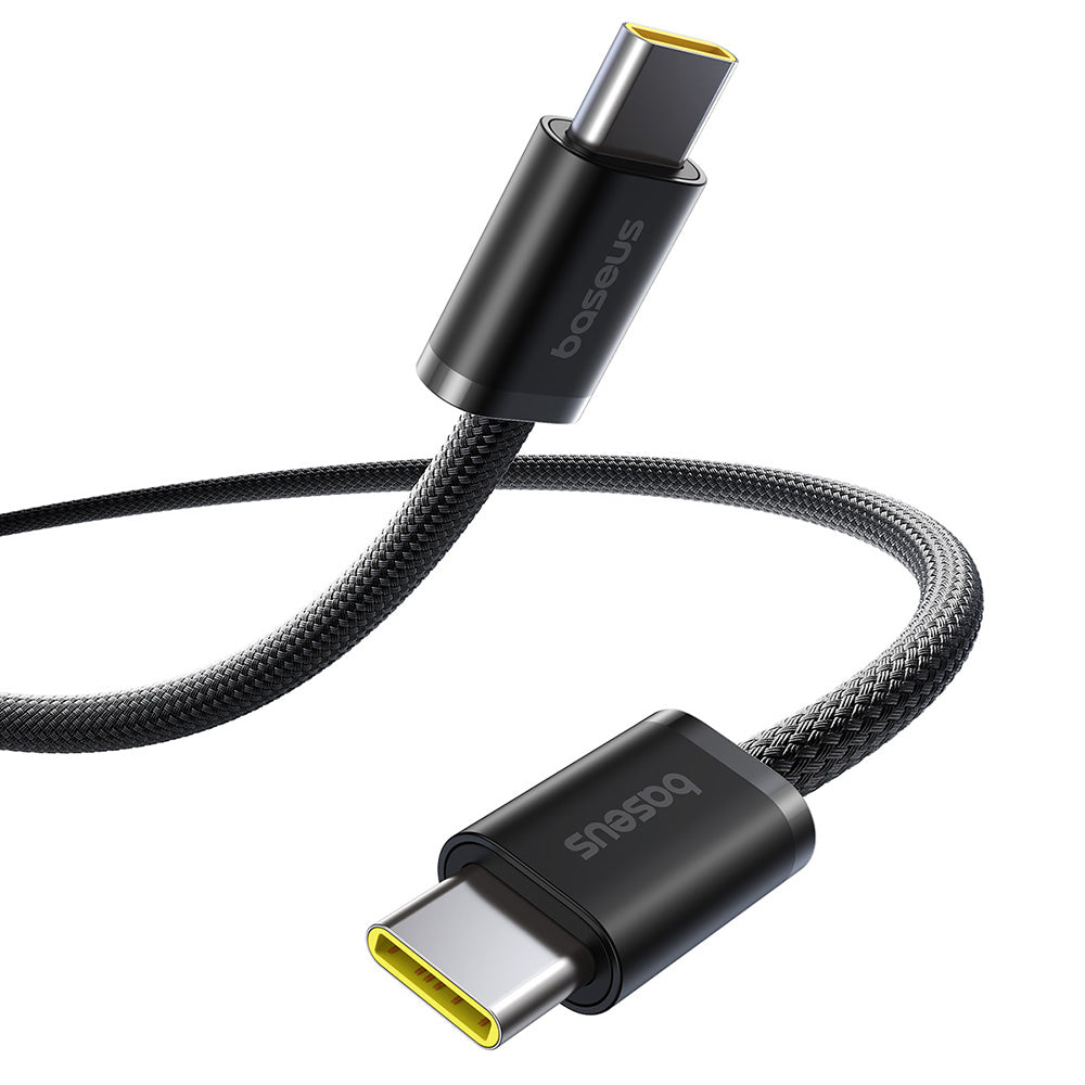 Baseus - Data Cable Dynamic 4 Series (P10381400111-00) - for iPhone, Type-C, Fast Charge, 100W, 480Mbps, Naylon, 1m - Black