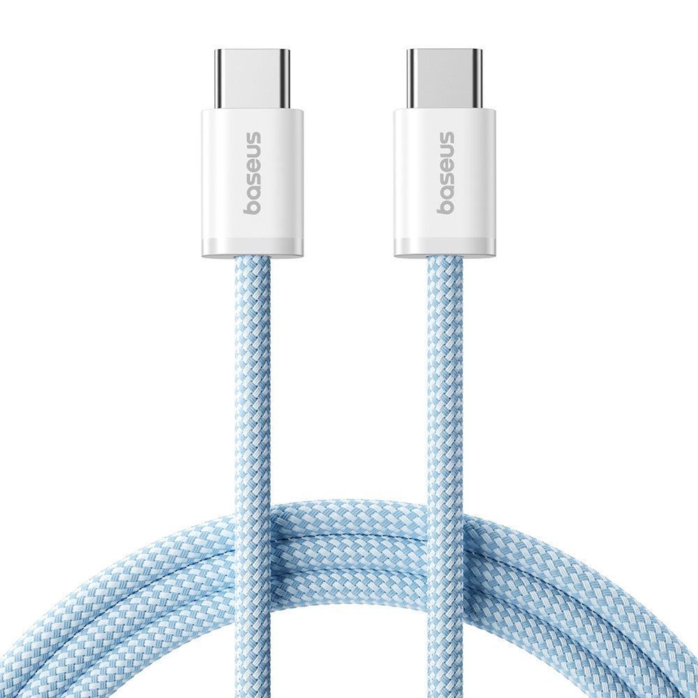 Baseus - Data Cable Dynamic 4 Series (P10381400311-00) - Type-C, Fast Charge, 100W, 480Mbps, Smart Chip, 1m - Blue