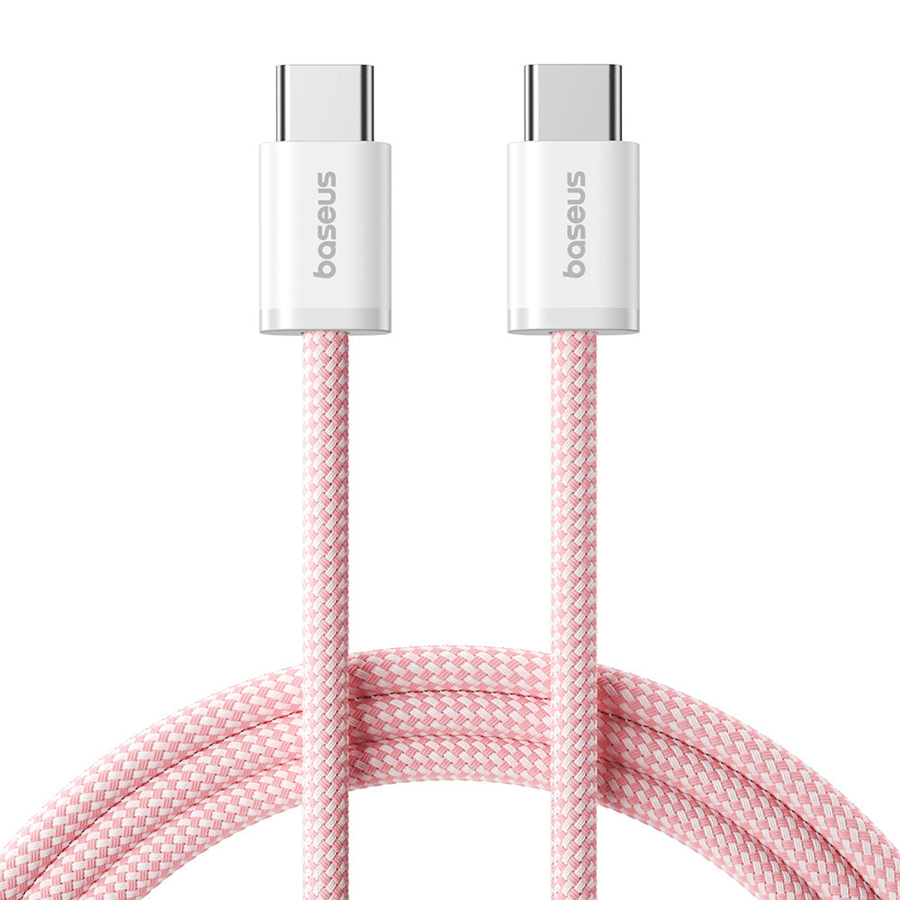 Baseus - Data Cable Dynamic 4 Series (P10381400411-01) - Type-C, Fast Charge, 100W, 480Mbps, Smart Chip, 2m - Pink