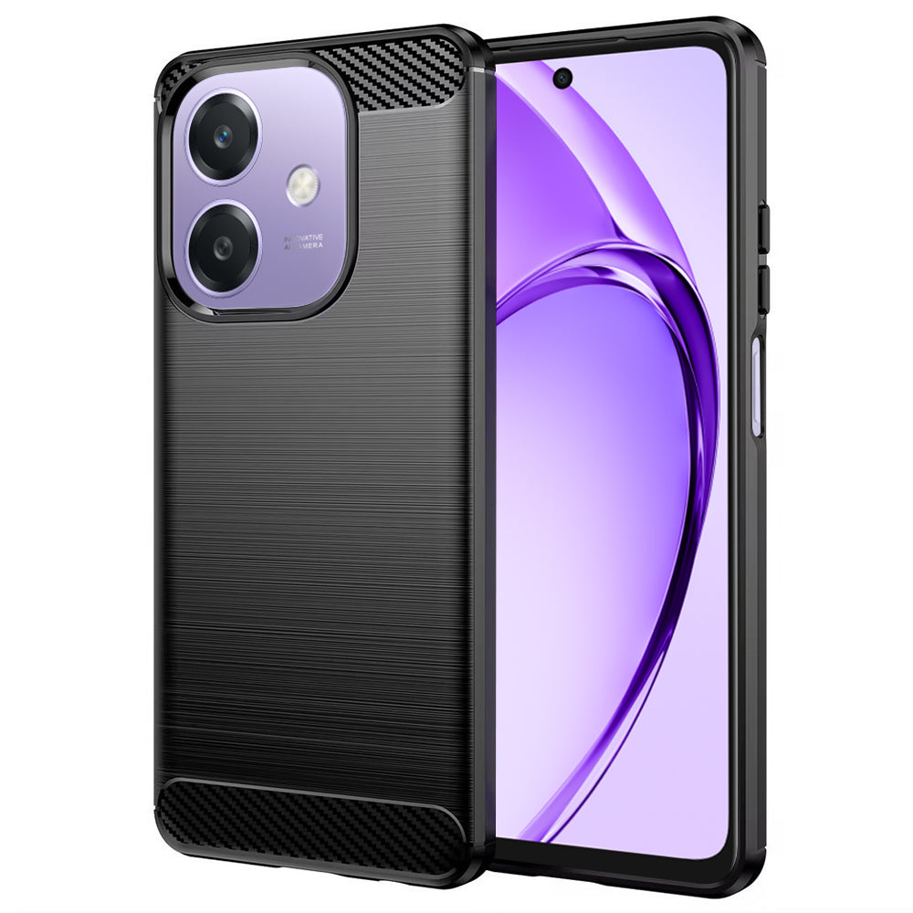 Techsuit - Carbon Silicone - Oppo A40 4G / A60 5G - Black