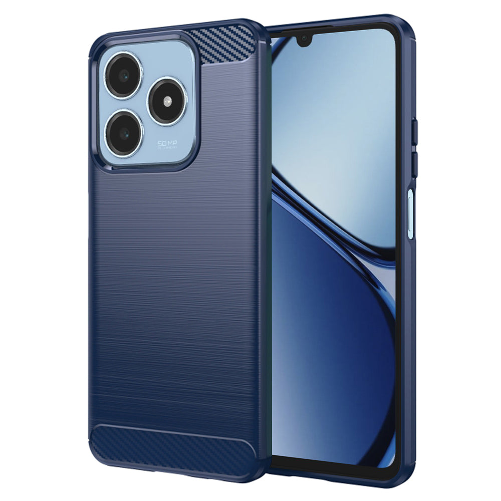 Techsuit - Carbon Silicone - Realme C61 / Realme C63 - Blue