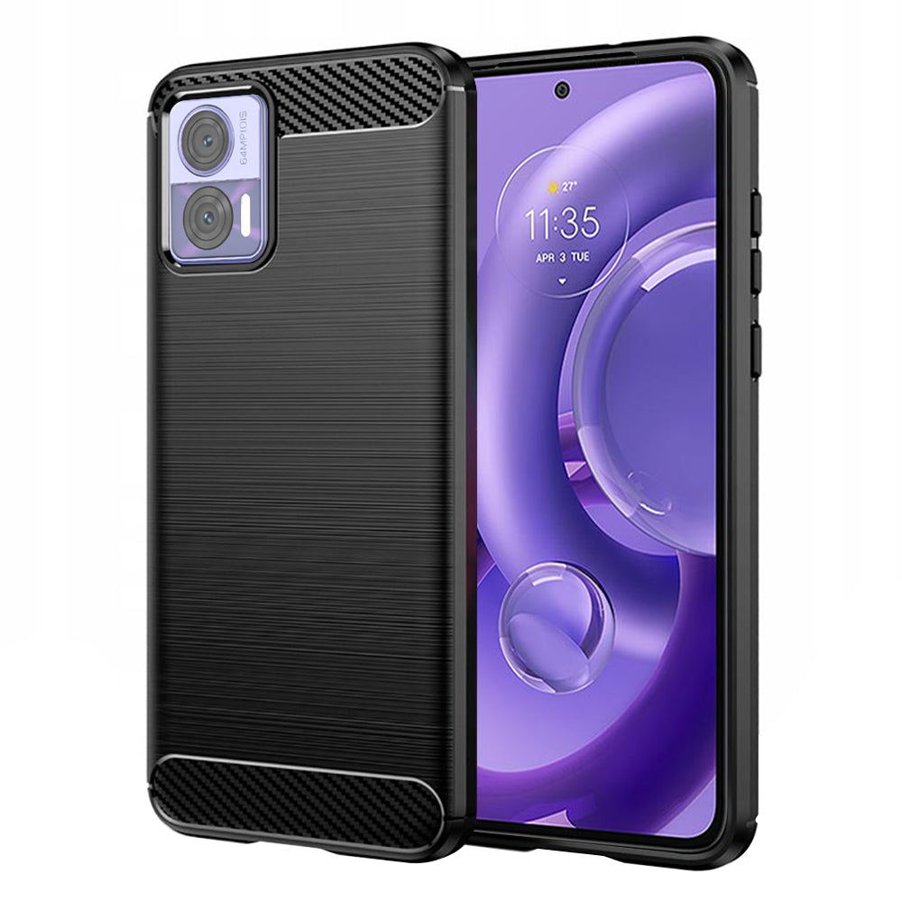 Techsuit - Carbon Silicone - Motorola Edge 30 Neo - Black