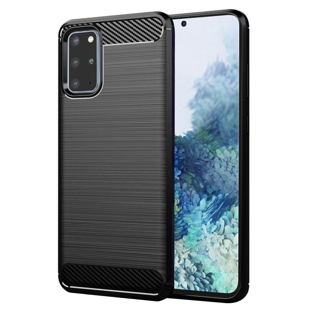 Techsuit - Carbon Silicone - Samsung Galaxy S20 Plus 4G / S20 Plus 5G - Black