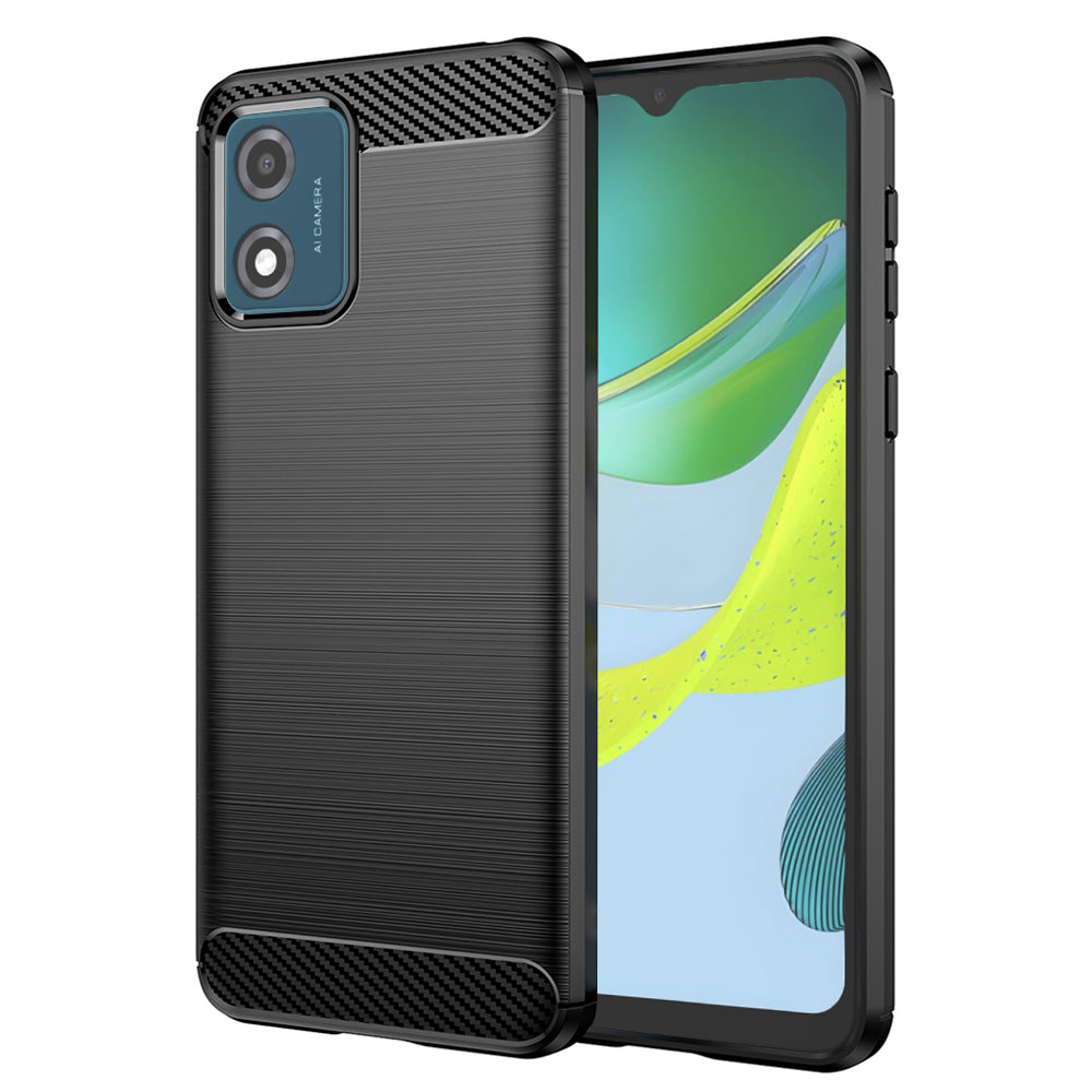 Techsuit - Carbon Silicone - Motorola Moto E13 - Black