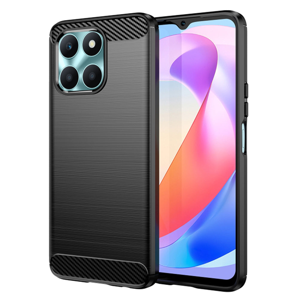 Techsuit - Carbon Silicone - Honor X6a - Black