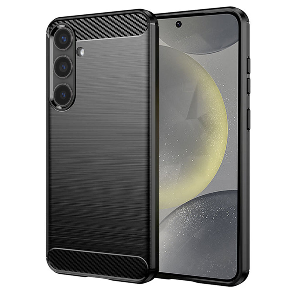 Techsuit - Carbon Silicone - Samsung Galaxy S24 - Black