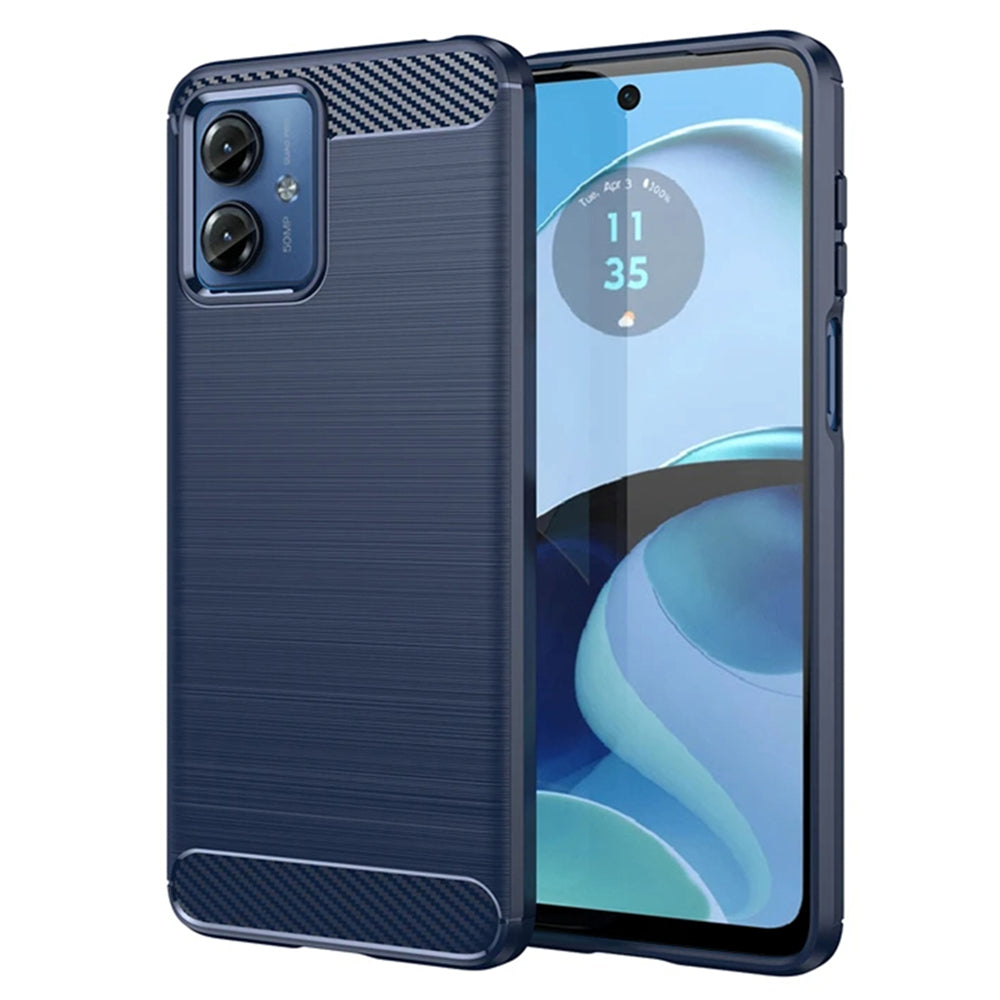 Techsuit - Carbon Silicone - Motorola Moto G14 - Blue