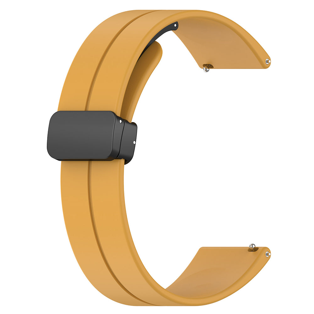 Techsuit - Watchband 18mm (W011) - Huawei Watch GT 4 (41mm)/W1/Honor Watch S1/Garmin Venu 2S/Vivoactive 4S - Yellow