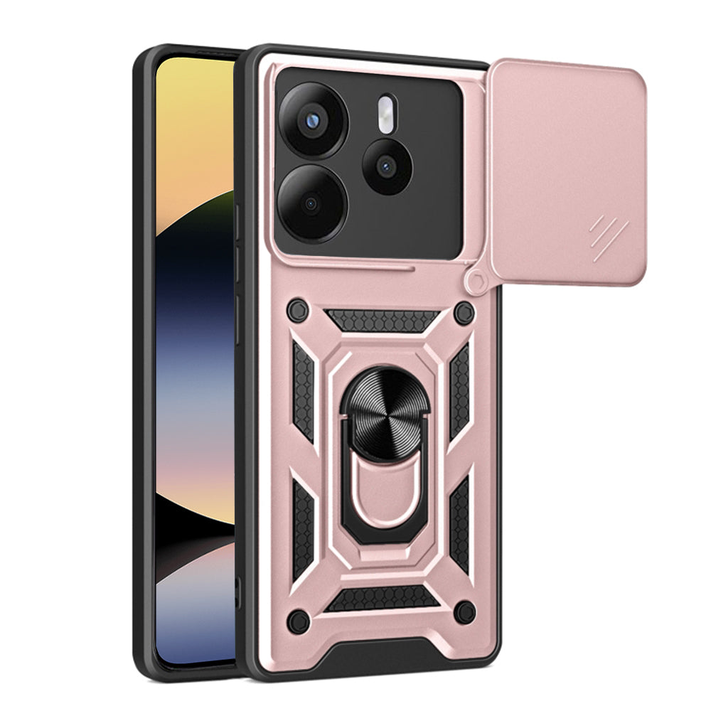 Techsuit - CamShield Series - Xiaomi Redmi Note 14 4G (Standard) - Rose Gold