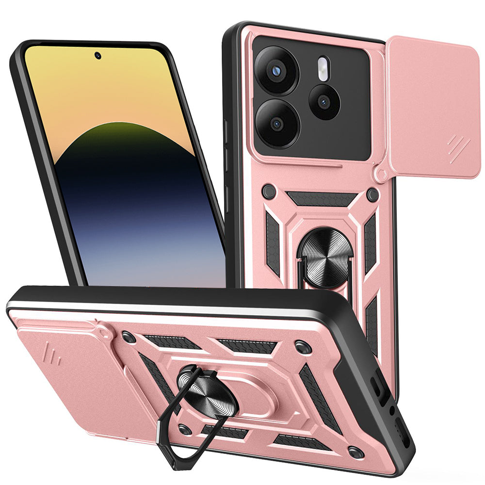Techsuit - CamShield Series - Xiaomi Redmi Note 14 5G - Rose Gold