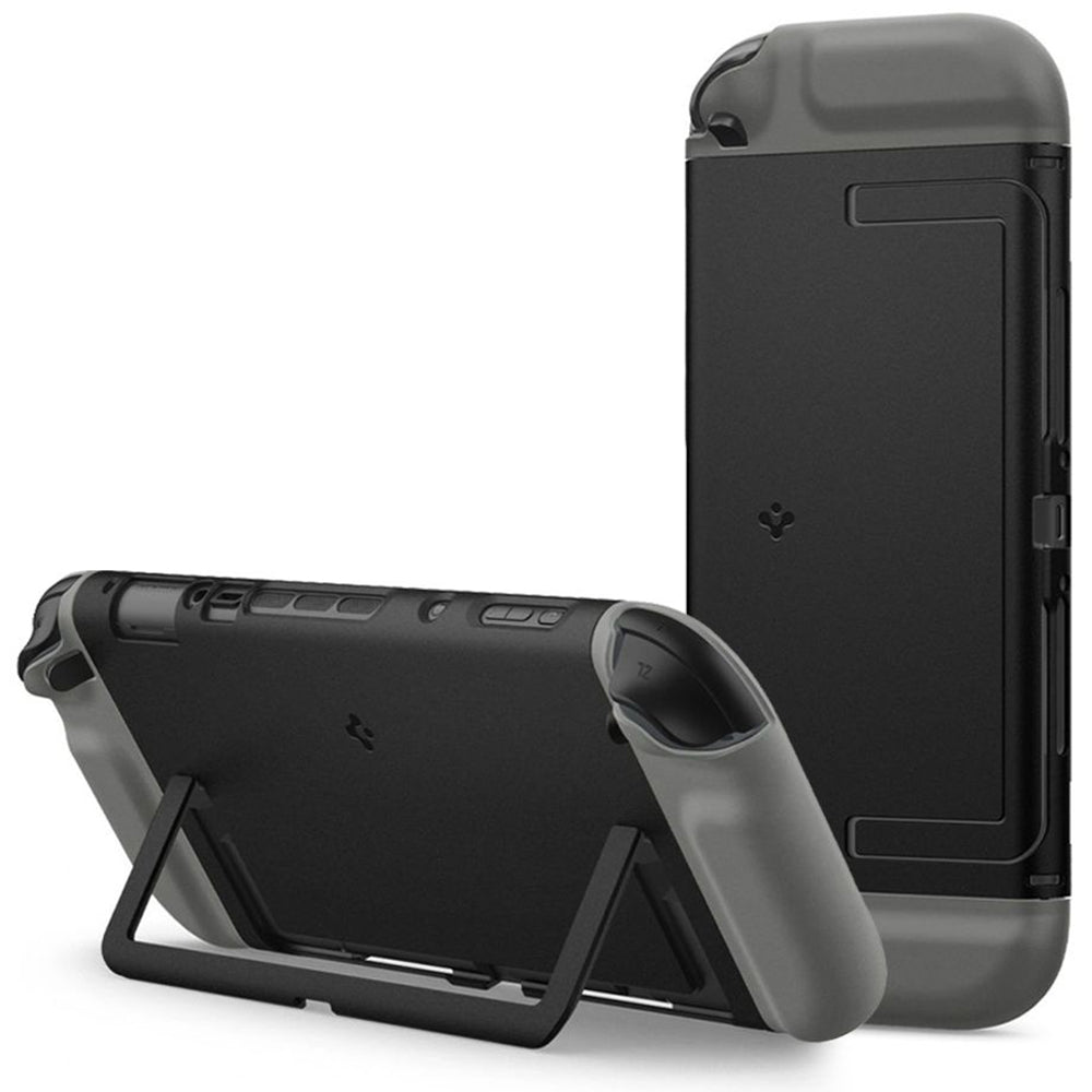 Spigen - Protective Case Nano Pop - for Nintendo Switch 2, Slim, with Kickstand - Black Sesame