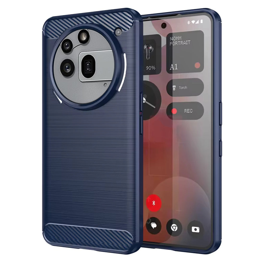 Techsuit - Carbon Silicone - Nothing Phone (3a) Pro - Blue