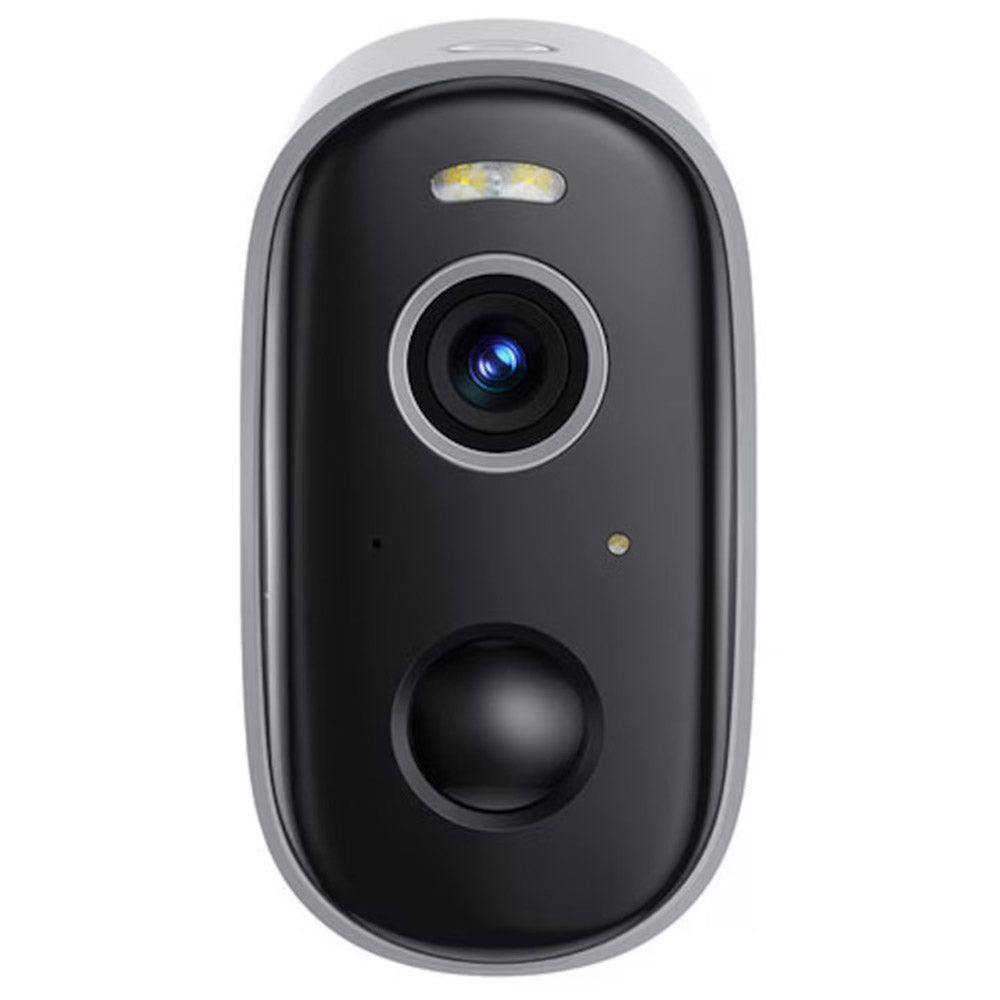 Baseus - Outdoor Camera Security N1 Plus (S0TY002131) - 2K, 16GB, 2 Camera Kit, Two-way Talk, Night Vision, IP67 - Moon White