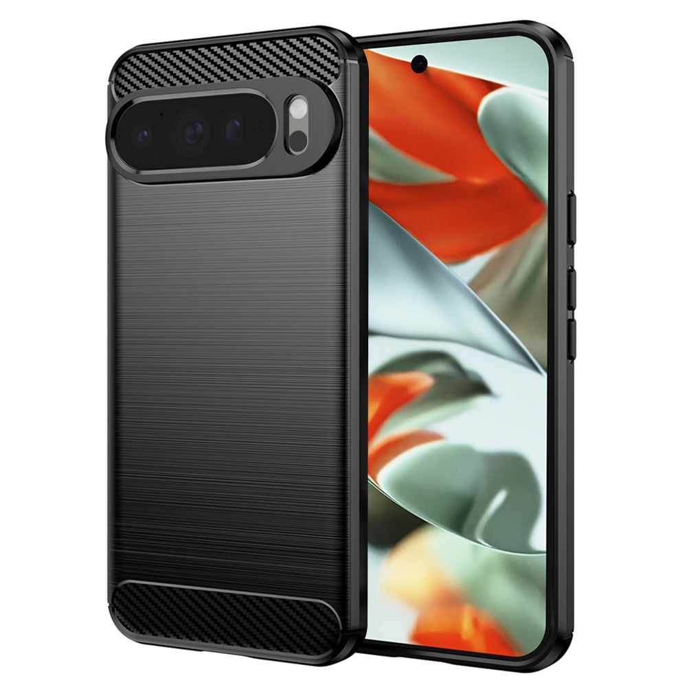 Techsuit - Carbon Silicone - Google Pixel 9 Pro XL - Black