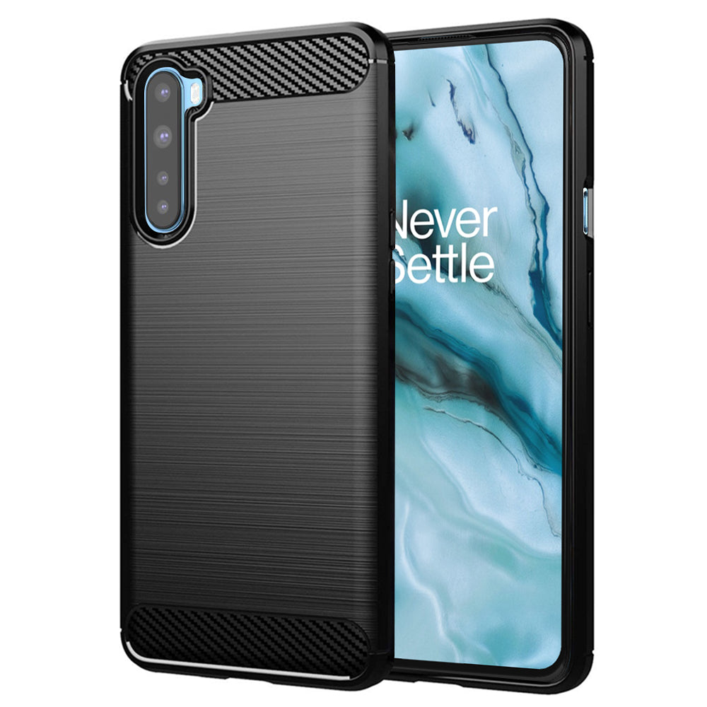 Techsuit - Carbon Silicone - OnePlus Nord 5G - Black