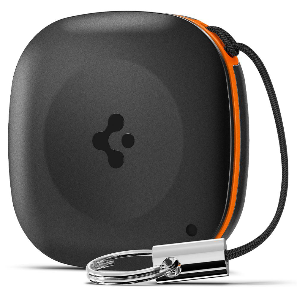 Spigen - Bluetooth Tracker TagMe - for iPhone, Compatible with Apple Find My, Anti-Loss, Built-in Strap and O-ring - Black