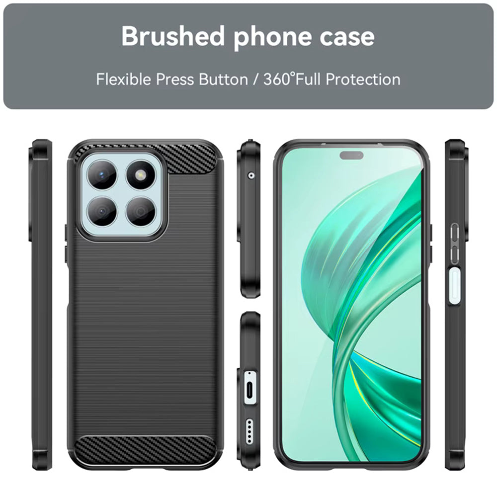 Techsuit - Carbon Silicone - Honor X8c - Blue