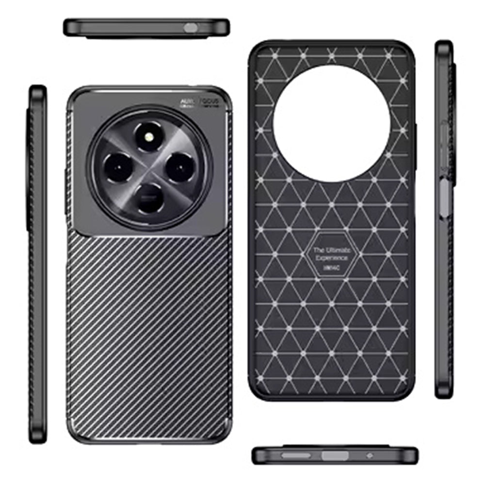 Techsuit - CarbonFiber - Galaxy S25 Edge - Black