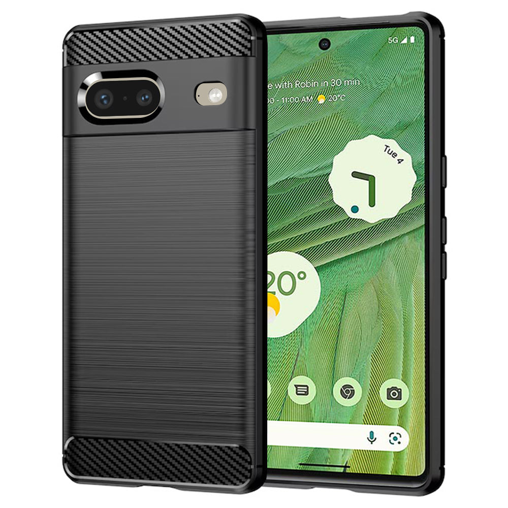 Techsuit - Carbon Silicone - Google Pixel 7 - Black