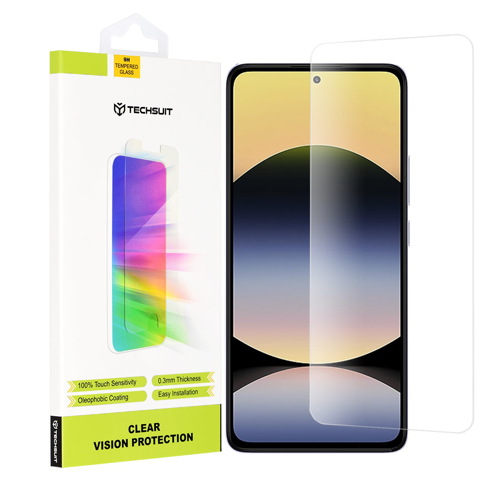 Techsuit - Clear Vision Glass - Xiaomi Redmi Note 14 4G (Standard) - Transparent