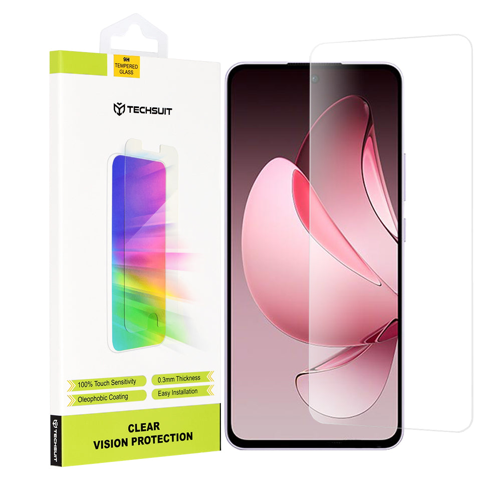 Techsuit - Clear Vision Glass - Oppo Reno13 F 4G / Reno13 F 5G / Reno13 FS 5G - Transparent