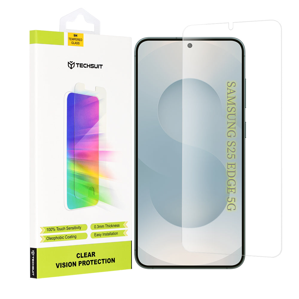 Techsuit - Clear Vision Glass - Samsung Galaxy S25 Edge - Transparent