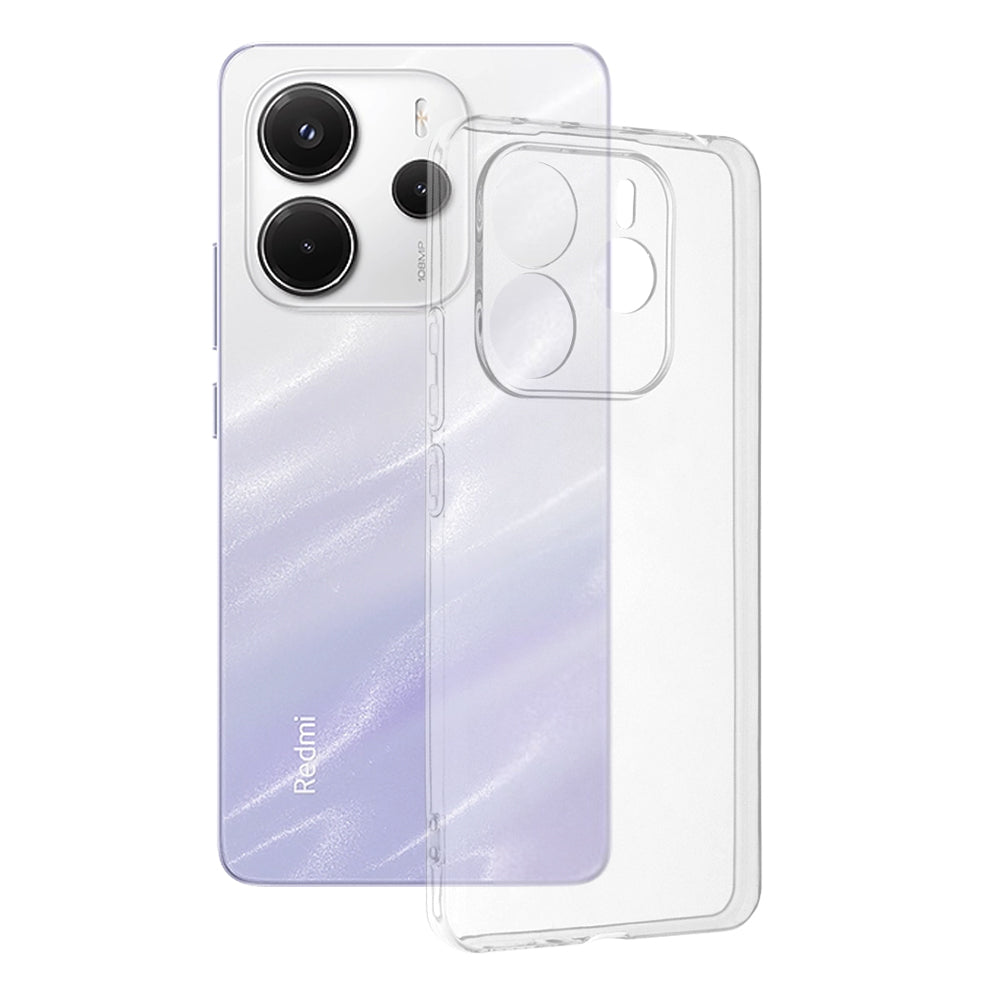 Techsuit - Clear Silicone - Xiaomi Redmi Note 14 4G (Standard) - Transparent