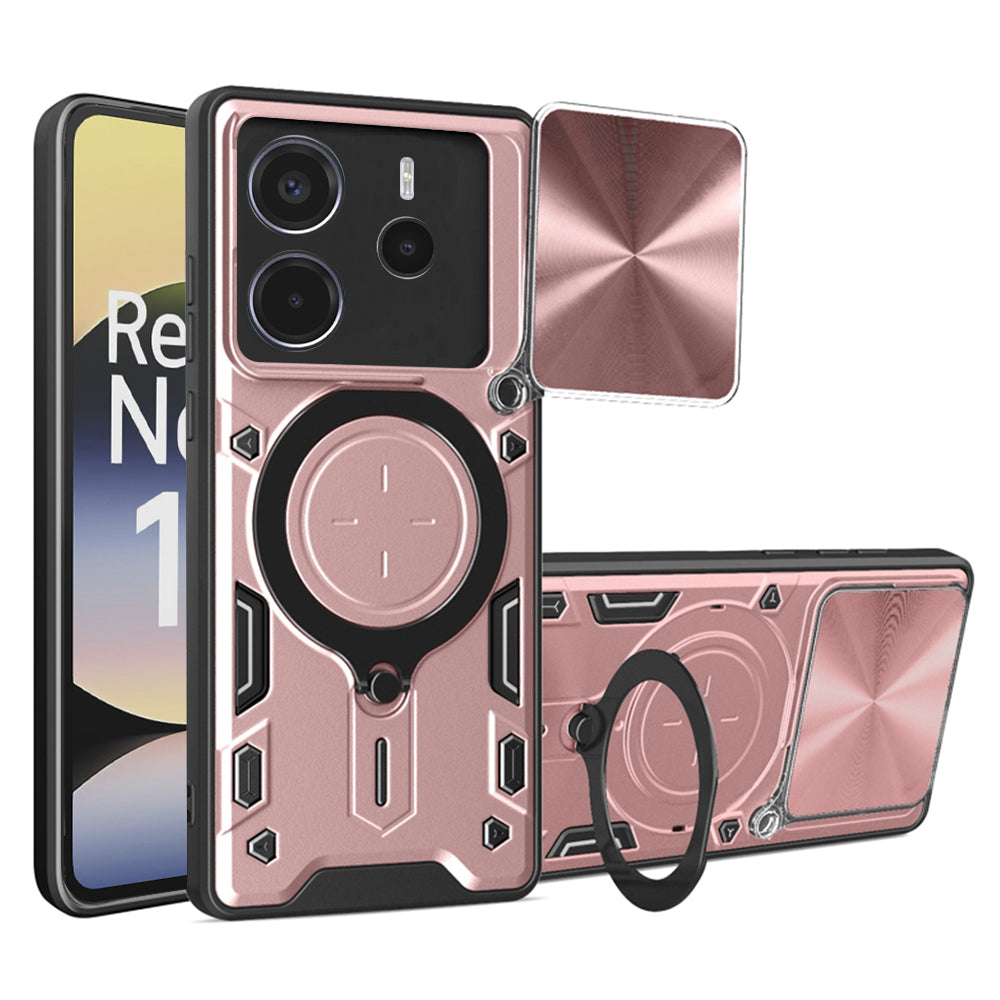 Techsuit - CamGuard Pro - Xiaomi Redmi Note 14 4G (Standard) - Rose Gold