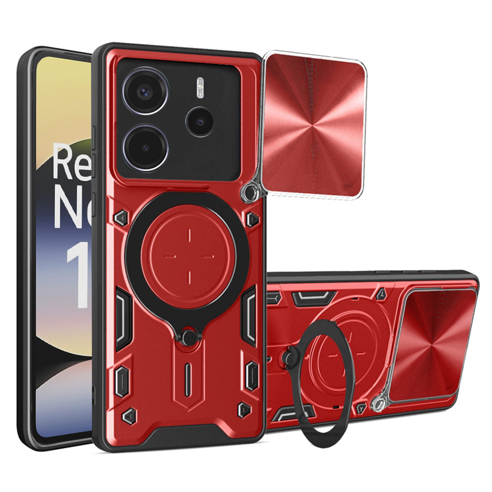 Techsuit - CamGuard Pro - Xiaomi Redmi Note 14 4G (Standard) - Red