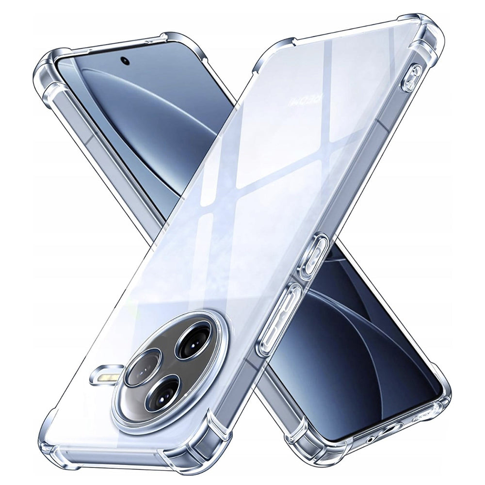 Techsuit - Shockproof Clear Silicone - Xiaomi Poco F7 Pro - Clear