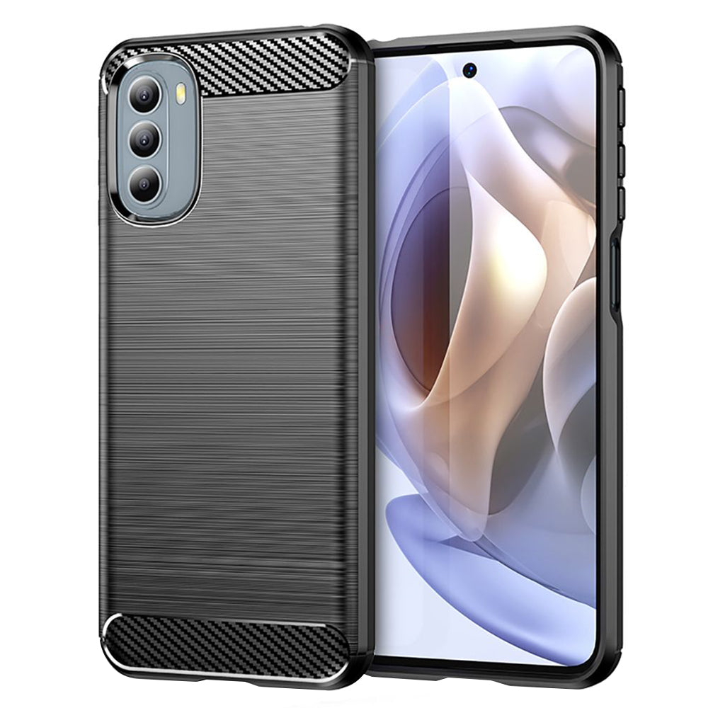 Techsuit - Carbon Silicone - Motorola Moto G31 4G / Moto G41 4G - Black