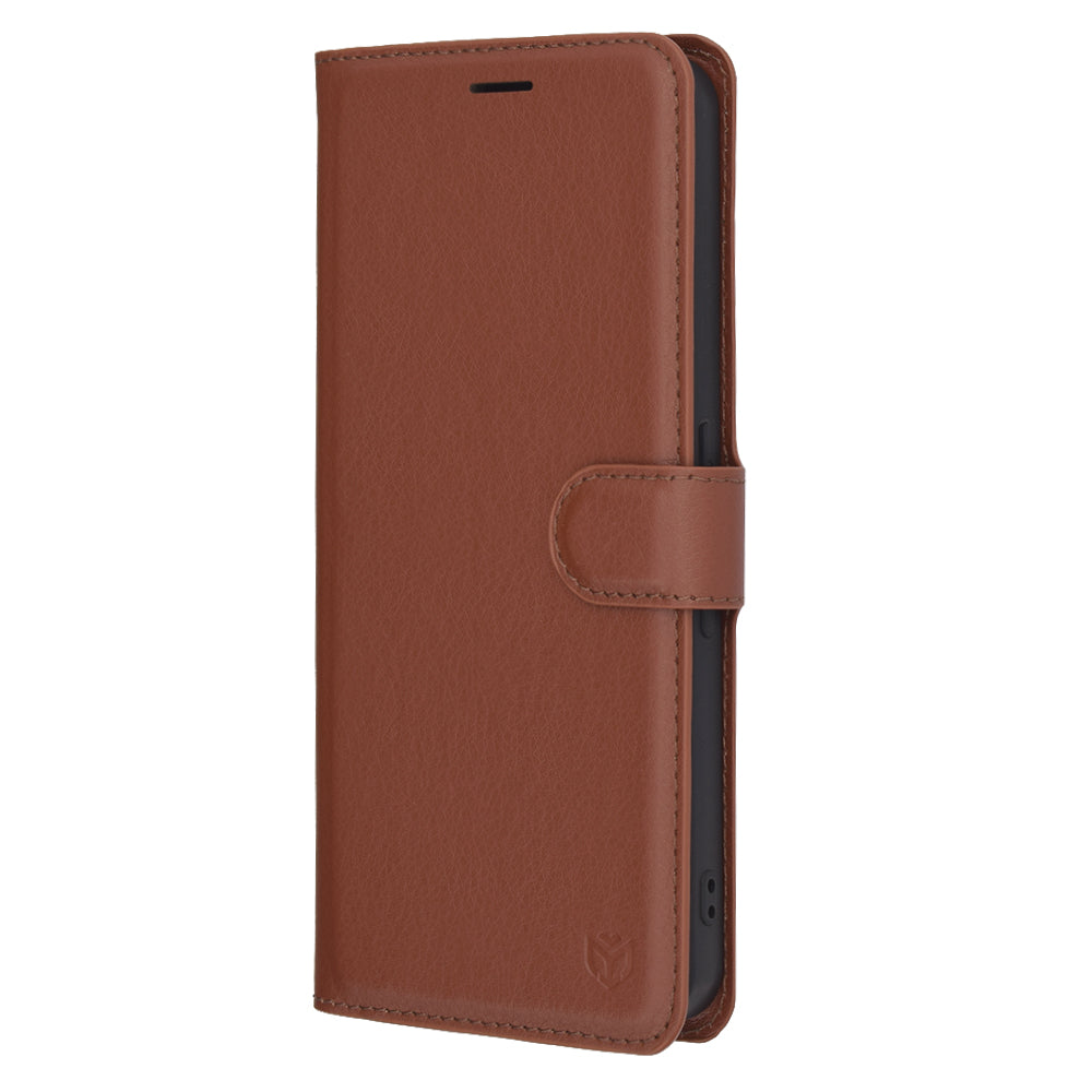 Techsuit - Leather Folio - Nothing Phone (3a) Pro - Brown