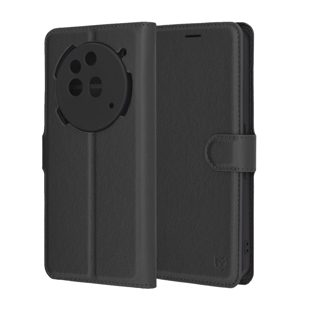 Techsuit - Leather Folio - Nothing Phone (3a) Pro - Black