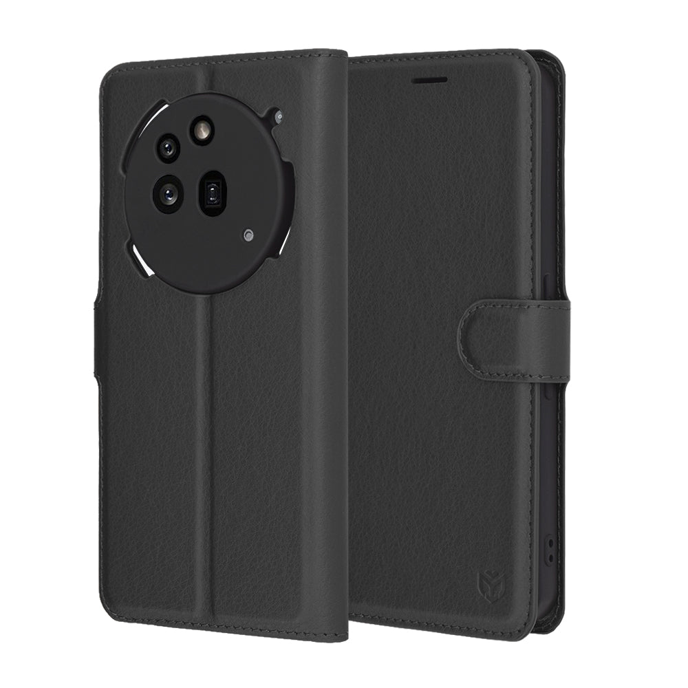 Techsuit - Leather Folio - Nothing Phone (3a) Pro - Black